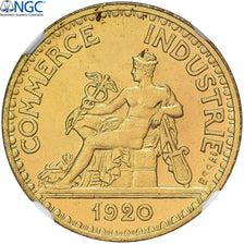 France, 50 Centimes, Chambre de commerce, 1920, Paris, Essai-Piéfort