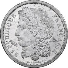 France, 5 Francs, Concours de Farochon, 1848, Paris, Essai, Etain, NGC, MS65