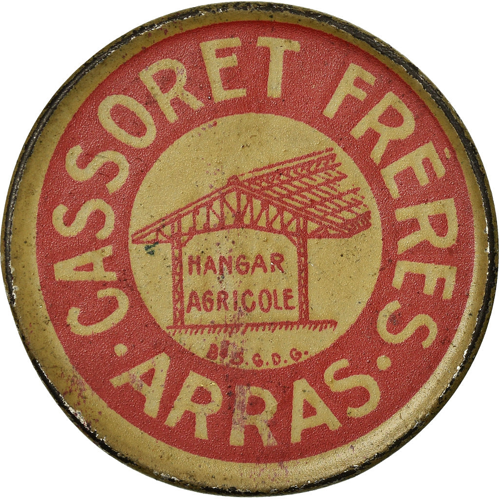 Coin, France, Cassoret Frères, Arras, 5 Centimes, Timbre-Monnaie, AU(55-58)