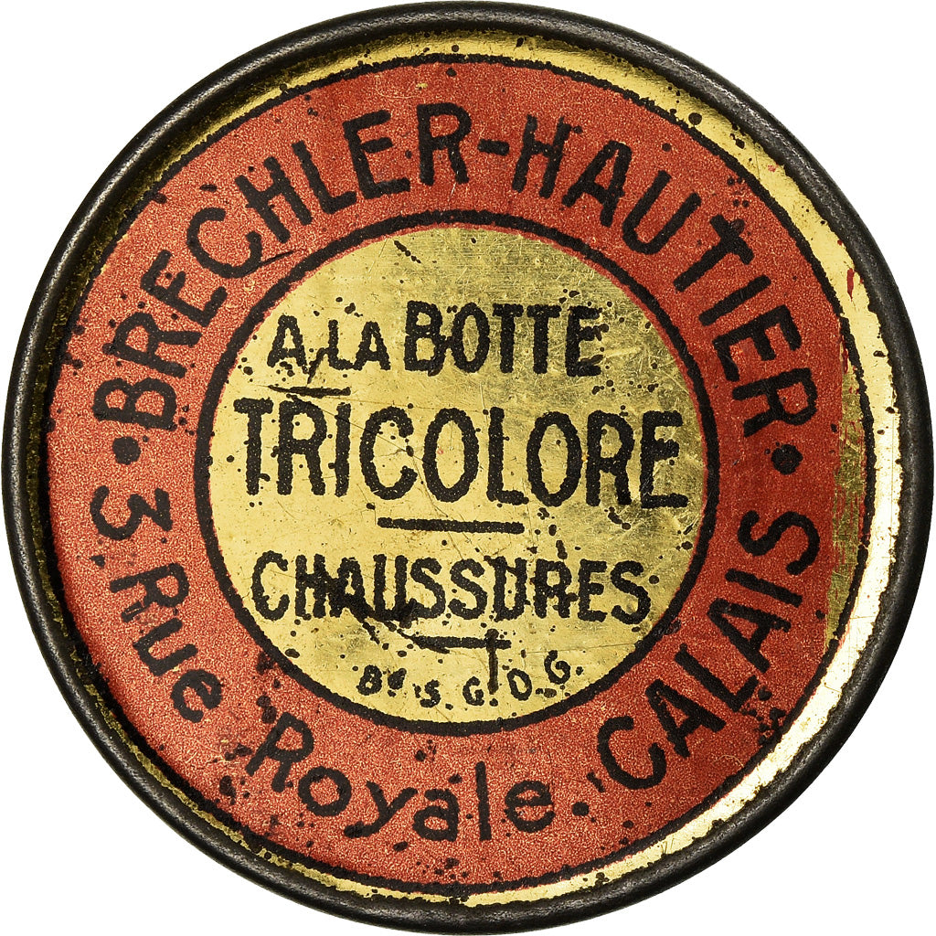 Francia, Brechler-Hautier, La Botte Tricolore, Calais, timbre-monnaie 5