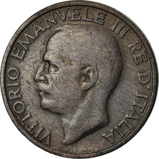 Moneta, Italia, Vittorio Emanuele III, 10 Centesimi, 1928, Rome, BB, Bronzo