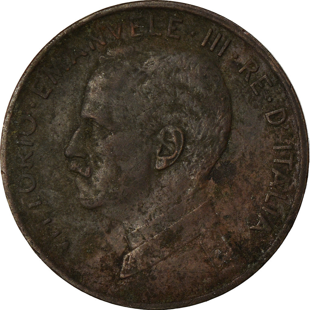 Coin, Italy, Vittorio Emanuele III, 2 Centesimi, 1914, Rome, VF(20-25), Bronze