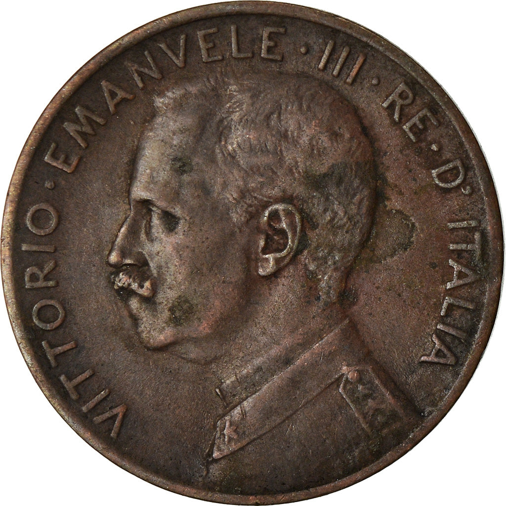 Coin, Italy, Vittorio Emanuele III, 2 Centesimi, 1917, Rome, EF(40-45), Bronze