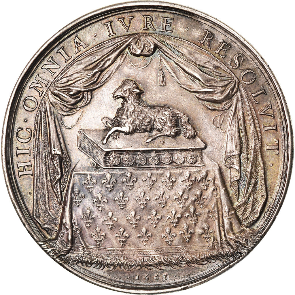 Francia, medaglia, Louis XIV, Pierre Séguier, 1663, Warin, SPL-, Argento