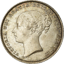 Great Britain, Victoria, 1 Shilling, 1839, London, Silver, MS(60-62), KM:734.1