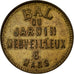 Monaco, Token, Gala du Casino Monte Carlo, bal, 1925, Tin, ZF+