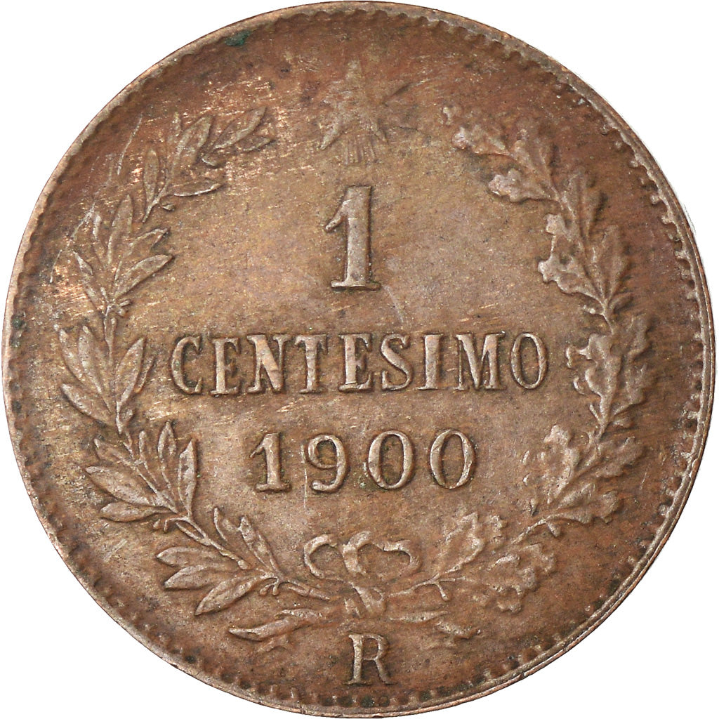 Coin, Italy, Umberto I, Centesimo, 1900, Rome, EF(40-45), Copper, KM:29