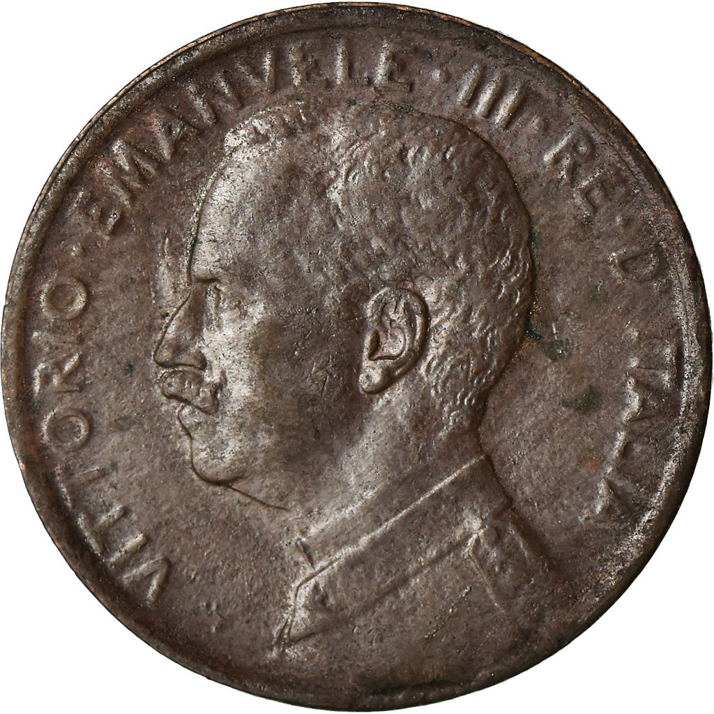 Coin, Italy, Vittorio Emanuele III, Centesimo, 1910, Rome, EF(40-45), Bronze