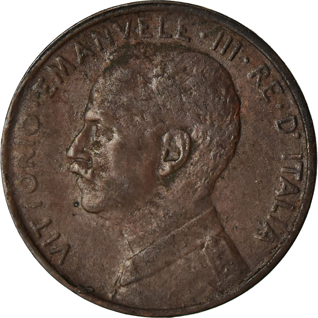 Monnaie, Italie, Vittorio Emanuele III, Centesimo, 1914, Rome, TTB, Bronze