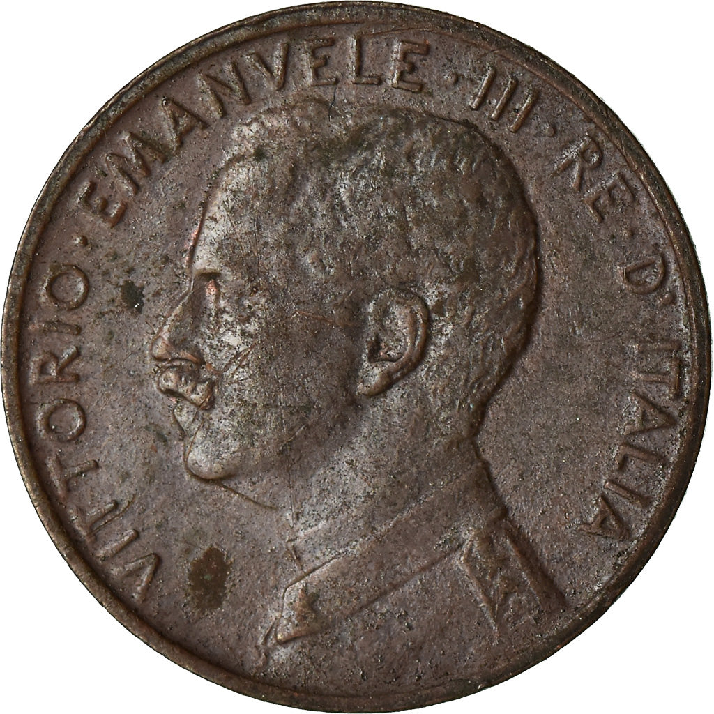 Coin, Italy, Vittorio Emanuele III, Centesimo, 1915, Rome, EF(40-45), Bronze