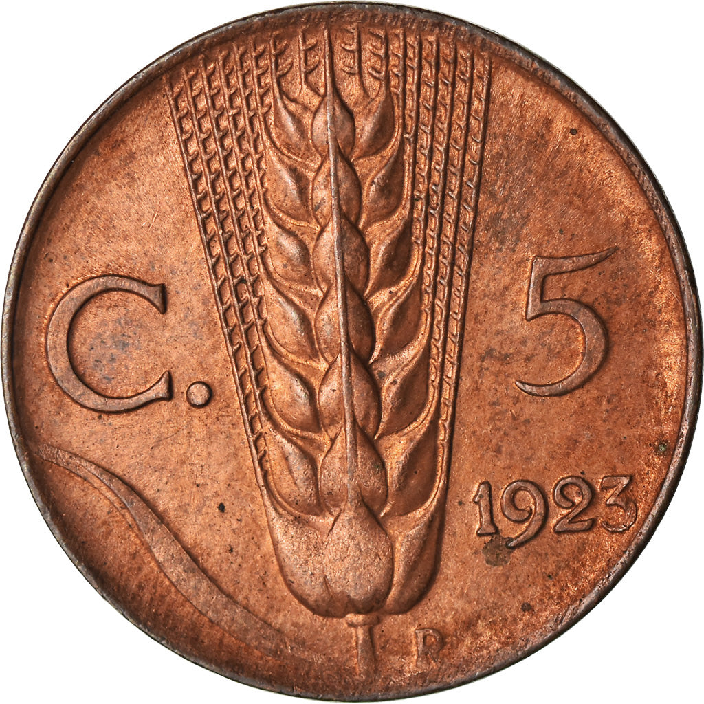Monnaie, Italie, Vittorio Emanuele III, 5 Centesimi, 1923, Rome, SUP, Bronze