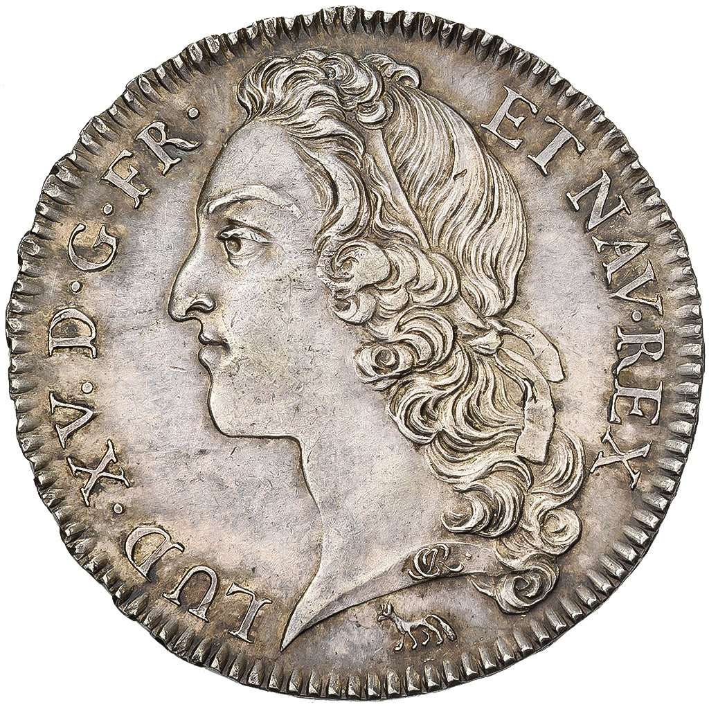 França, Louis XV, 1/2 Écu au bandeau, 1741, Paris, Flan Bruni, Prata, MS(63)