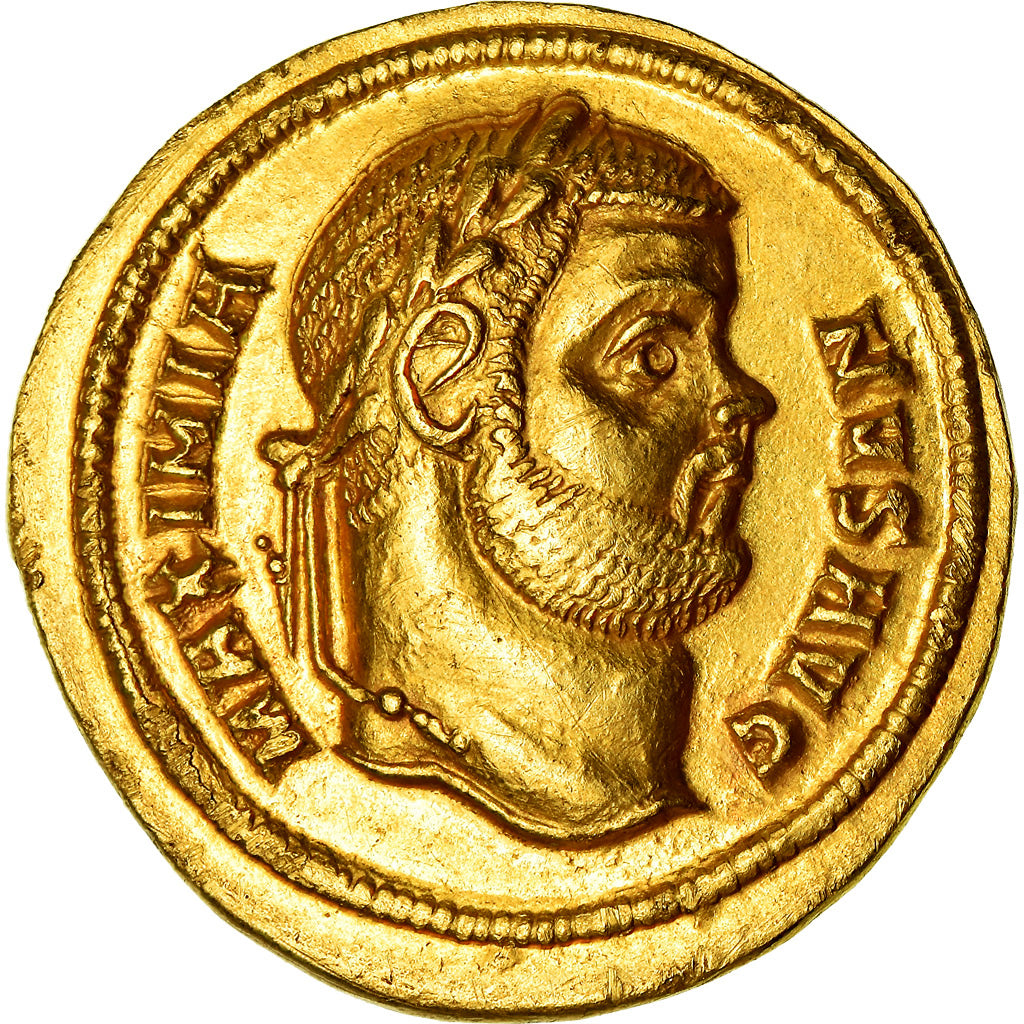 Maximien Hercule, Aureus, 294-295, Cyzicus, Gold, NGC, Ch AU 5/5-3/5