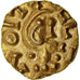 Francja, Triens, 7th-8th centuries, Saint-Ouen de Rotomo, Złoto, AU(55-58)