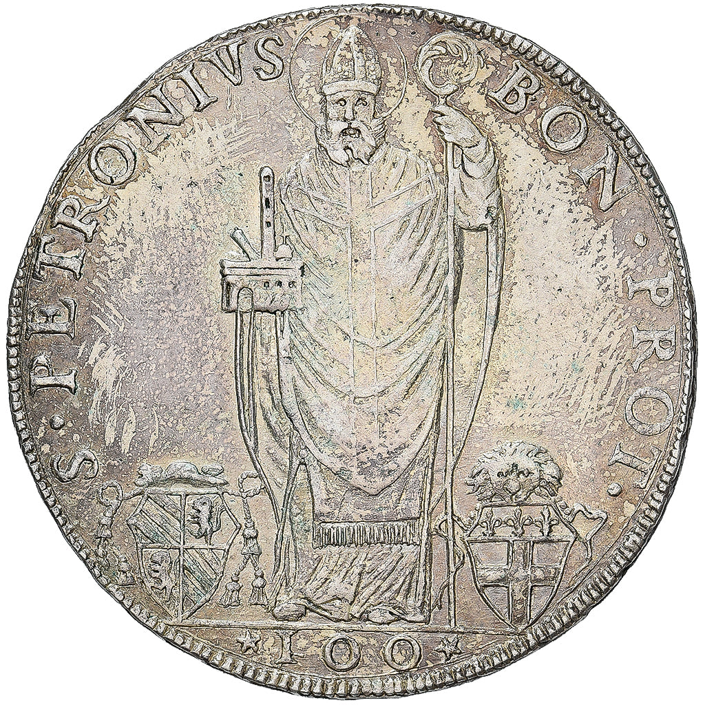 Papal States, Pius VI, Scudo Romano, 100 Baiocchi, 1777 (Anno III), Bologna