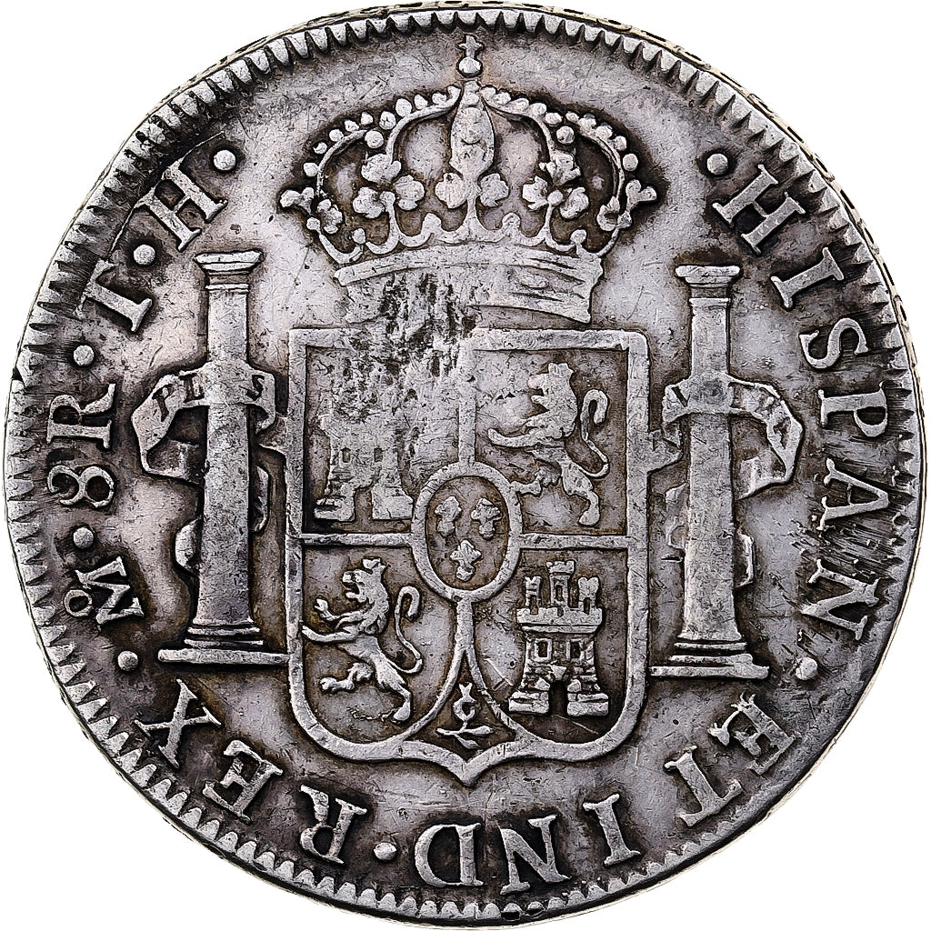 México, Ferdinand VII, 8 Reales, 1808, Mexico City, Plata, BC+, KM:110
