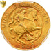 Hiszpania, 20 Pesetas, 1900, Barcelona, Złoto, PCGS, SP64