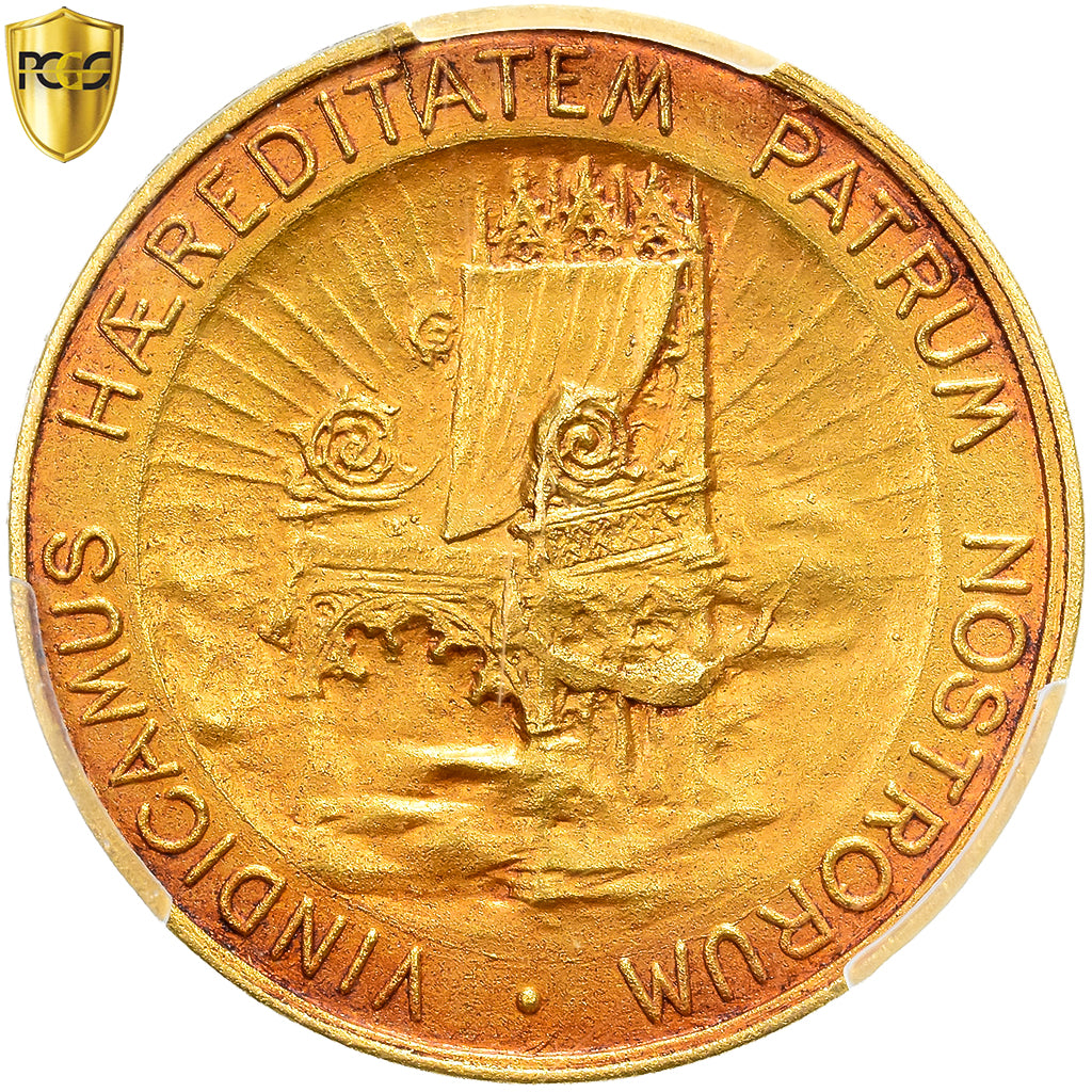 Hiszpania, 20 Pesetas, 1900, Barcelona, Złoto, PCGS, SP64