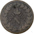 França, Napoleon I, 1 Décime, 1814-15, Strasbourg, Incuse strike, Bronze