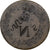 França, Napoleon I, 1 Décime, 1814-15, Strasbourg, Incuse strike, Bronze