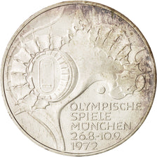 Moneta, GERMANIA - REPUBBLICA FEDERALE, 10 Mark, 1972, Karlsruhe, SPL, Argento