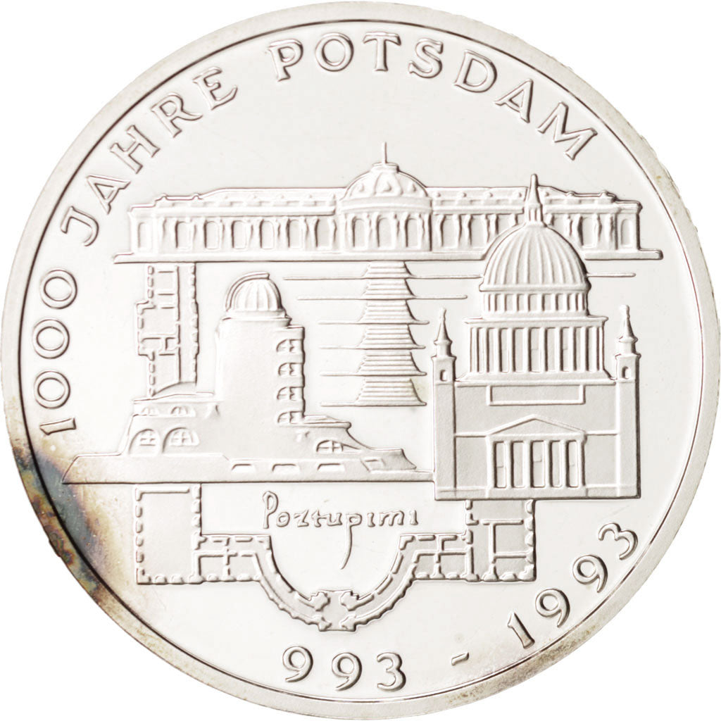 Coin, GERMANY - FEDERAL REPUBLIC, 10 Mark, 1993, Stuttgart, Germany, MS(65-70)