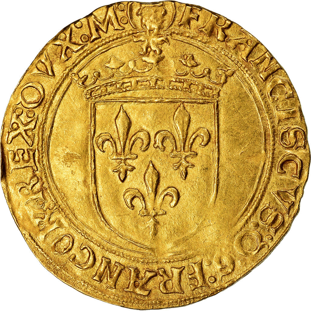 Monnaie, France, François Ier, Ecu d'or, Milan, SUP, Or, Duplessy:957