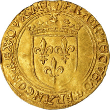 Coin, France, François Ier, Ecu d'or, Milan, AU(55-58), Gold, Duplessy:957