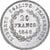 França, 20 Francs, Concours de Bouvet, 1848, Pattern, Estanho, MS(60-62)