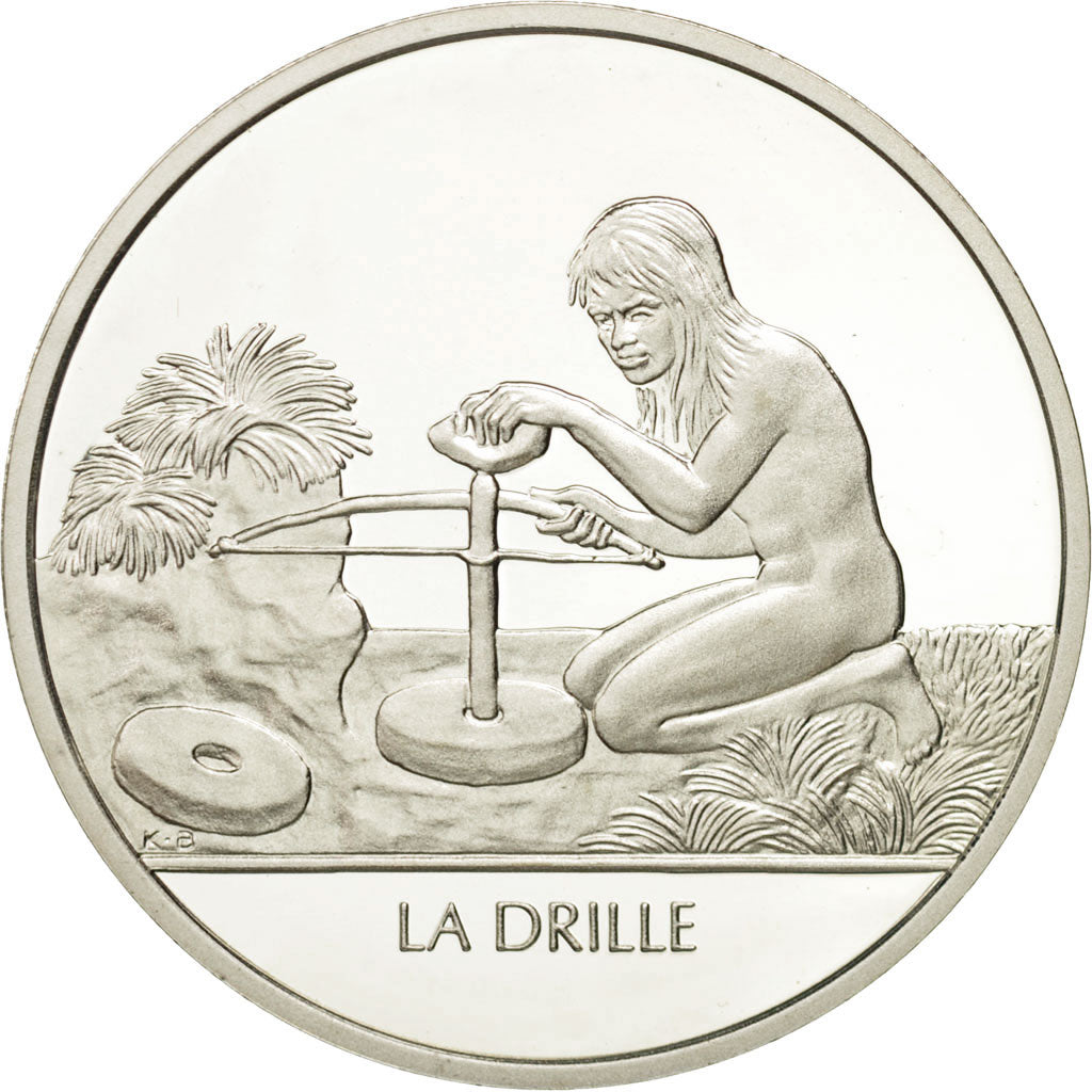 Frankreich, Medal, La drille, Sciences & Technologies, STGL, Silber