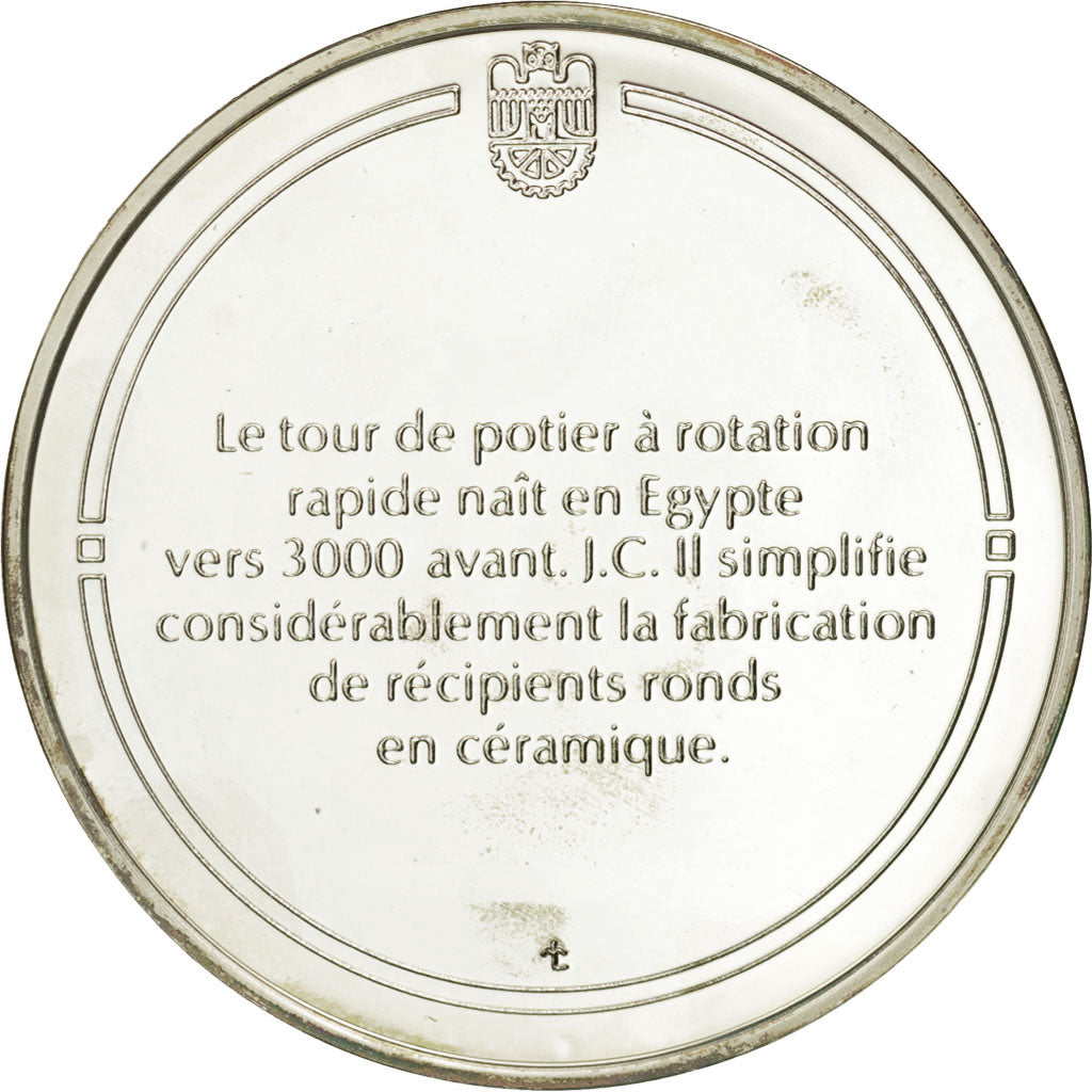 France, Medal, Le tour de potier, Sciences & Technologies, MS(65-70), Silver