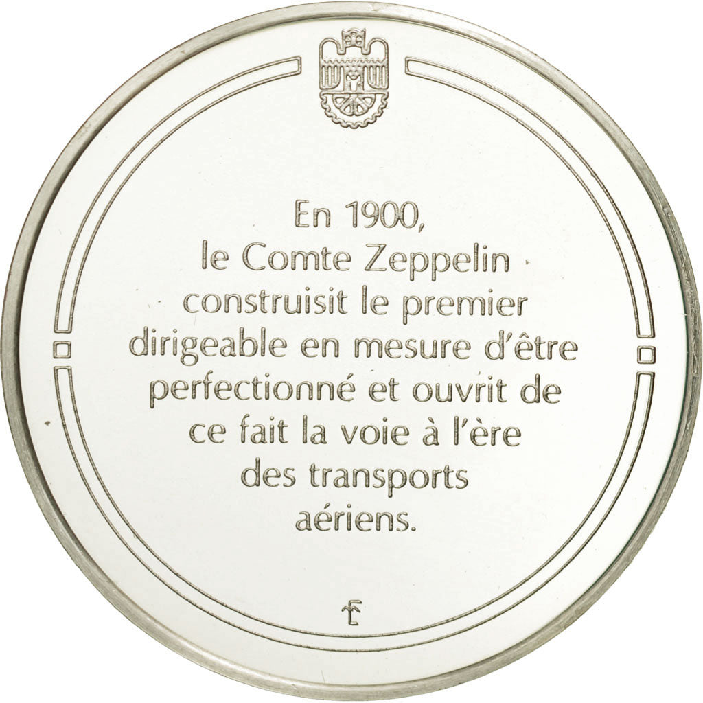 Frankreich, Medal, Le dirigeable, Sciences & Technologies, STGL, Silber