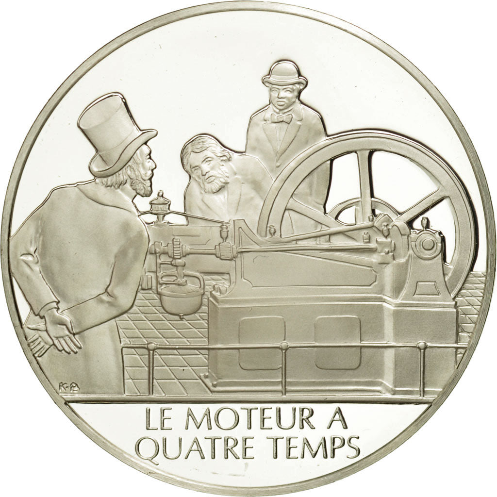 Frankreich, Medal, Le moteur à quatre temps, Sciences & Technologies, STGL