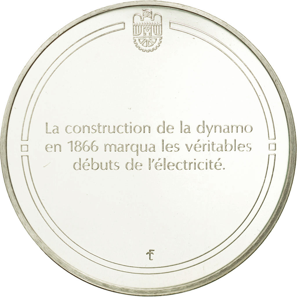 Frankrijk, Medal, La dynamo, Sciences & Technologies, FDC, Zilver