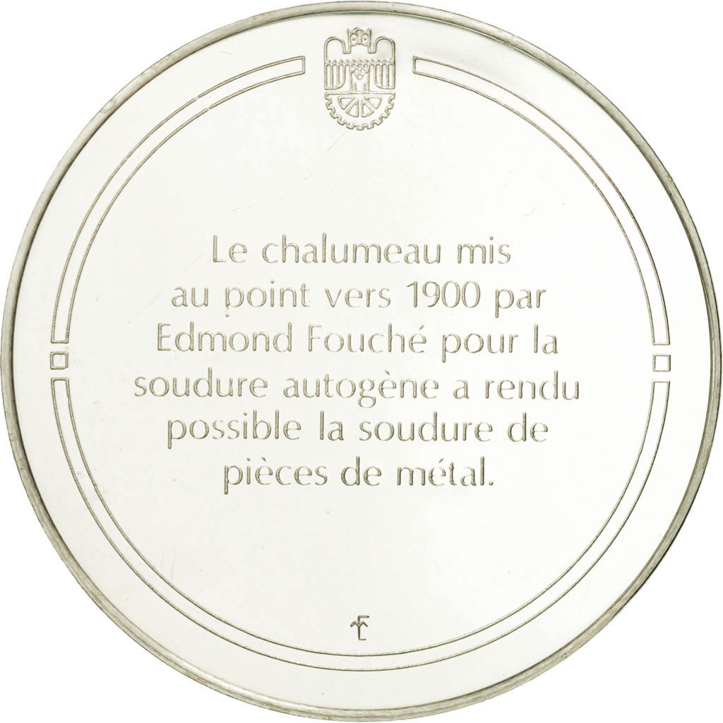 Frankreich, Medal, La soudure autogène, Sciences & Technologies, STGL, Silber