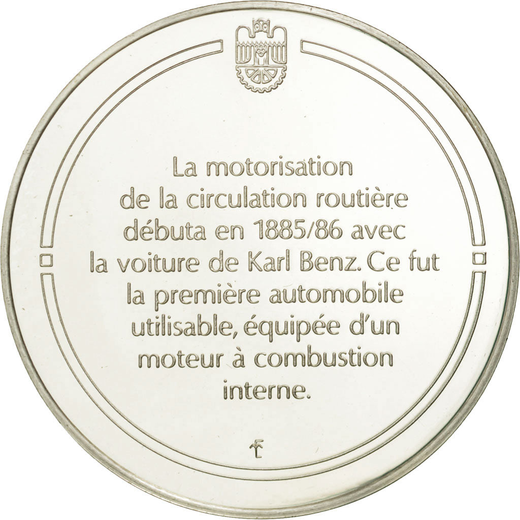 Frankreich, Medal, L'automobile, Sciences & Technologies, STGL, Silber