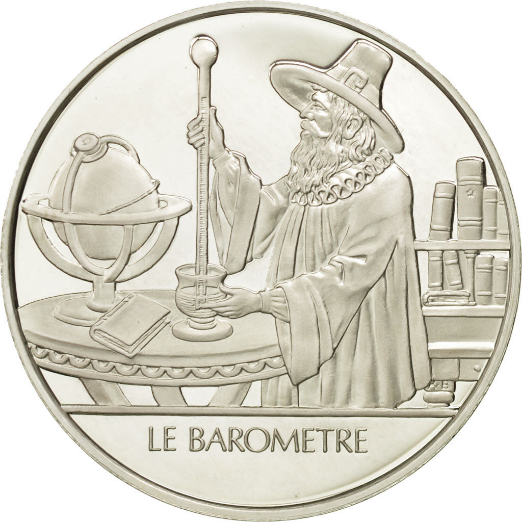 Frankreich, Medal, Le baromètre, Sciences & Technologies, STGL, Silber