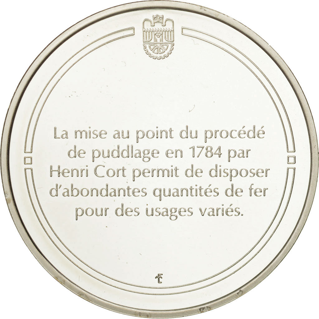 Francja, Medal, Le puddlage, Nauka i technologia, MS(65-70), Srebro
