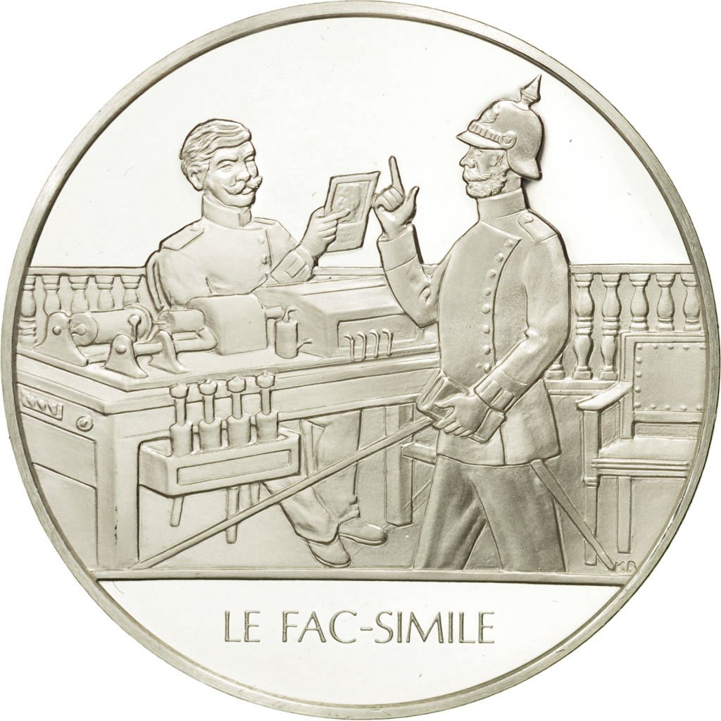 Frankreich, Medal, Le fac-similé, Sciences & Technologies, STGL, Silber