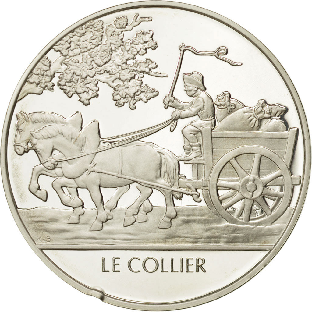 Frankreich, Medal, Le collier, Sciences & Technologies, STGL, Silber