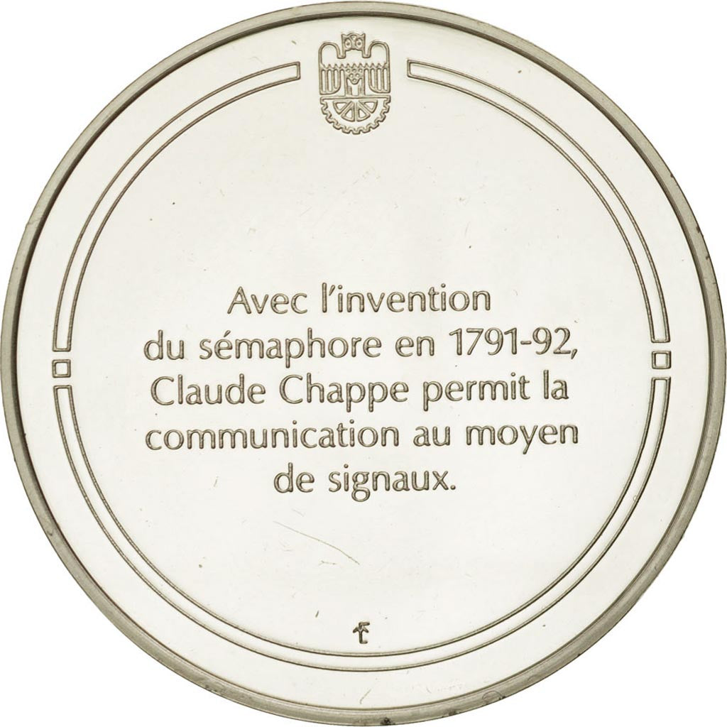 Frankreich, Medal, Le sémaphore, Sciences & Technologies, STGL, Silber