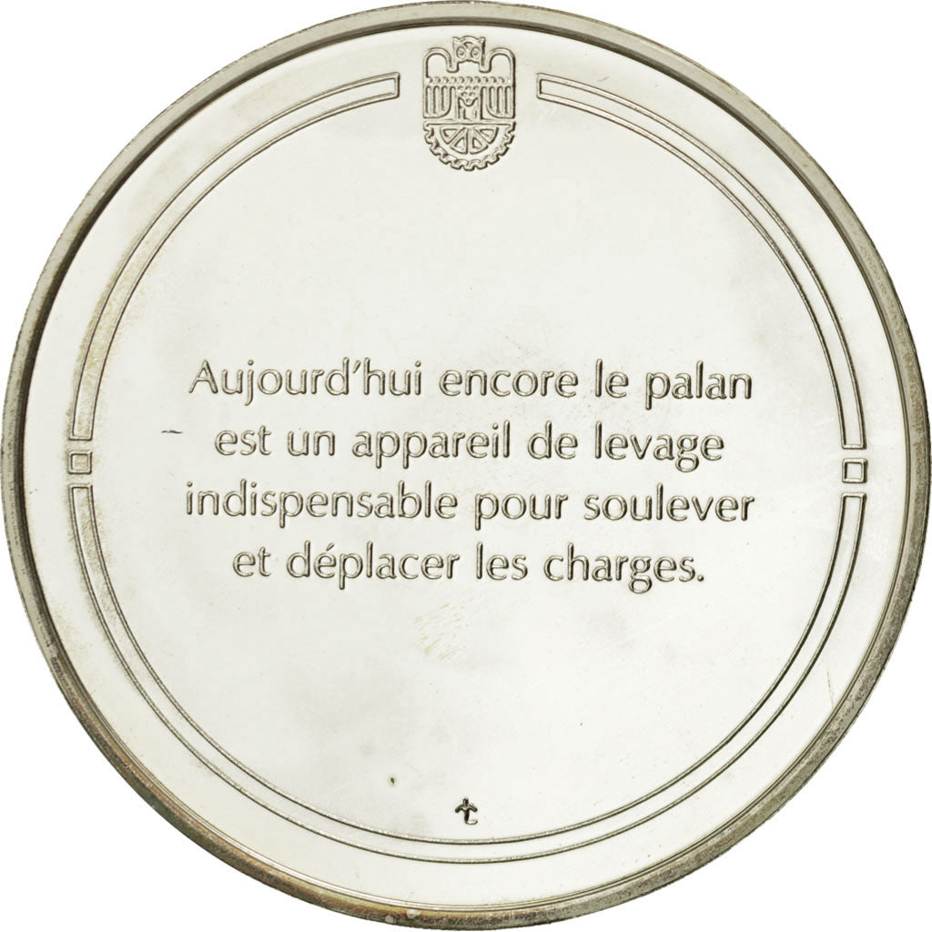 Francia, Medal, Le palan, Sciences & Technologies, FDC, Plata