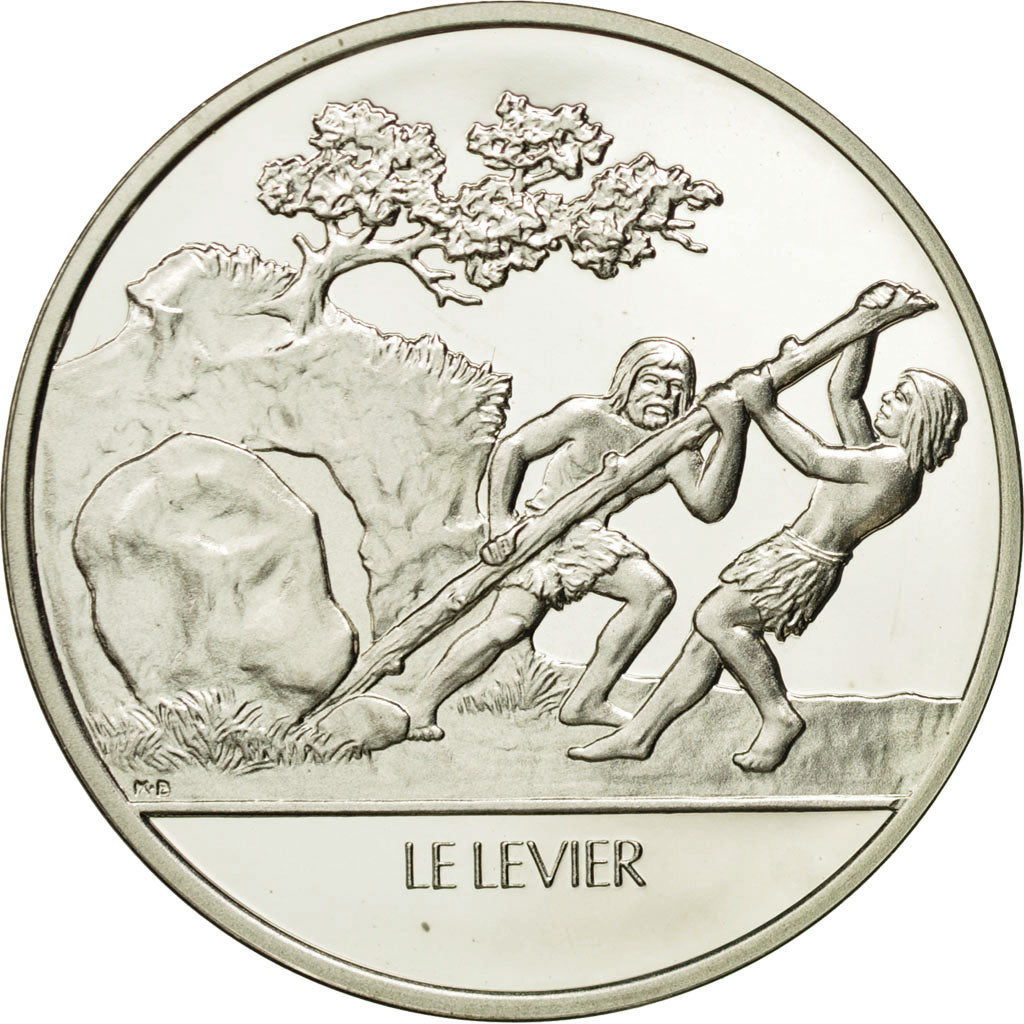 Frankreich, Medal, Le levier, Sciences & Technologies, STGL, Silber