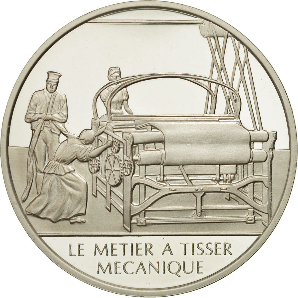 France, Medal, Métier à tisser mécanique, Sciences & Technologies, FDC