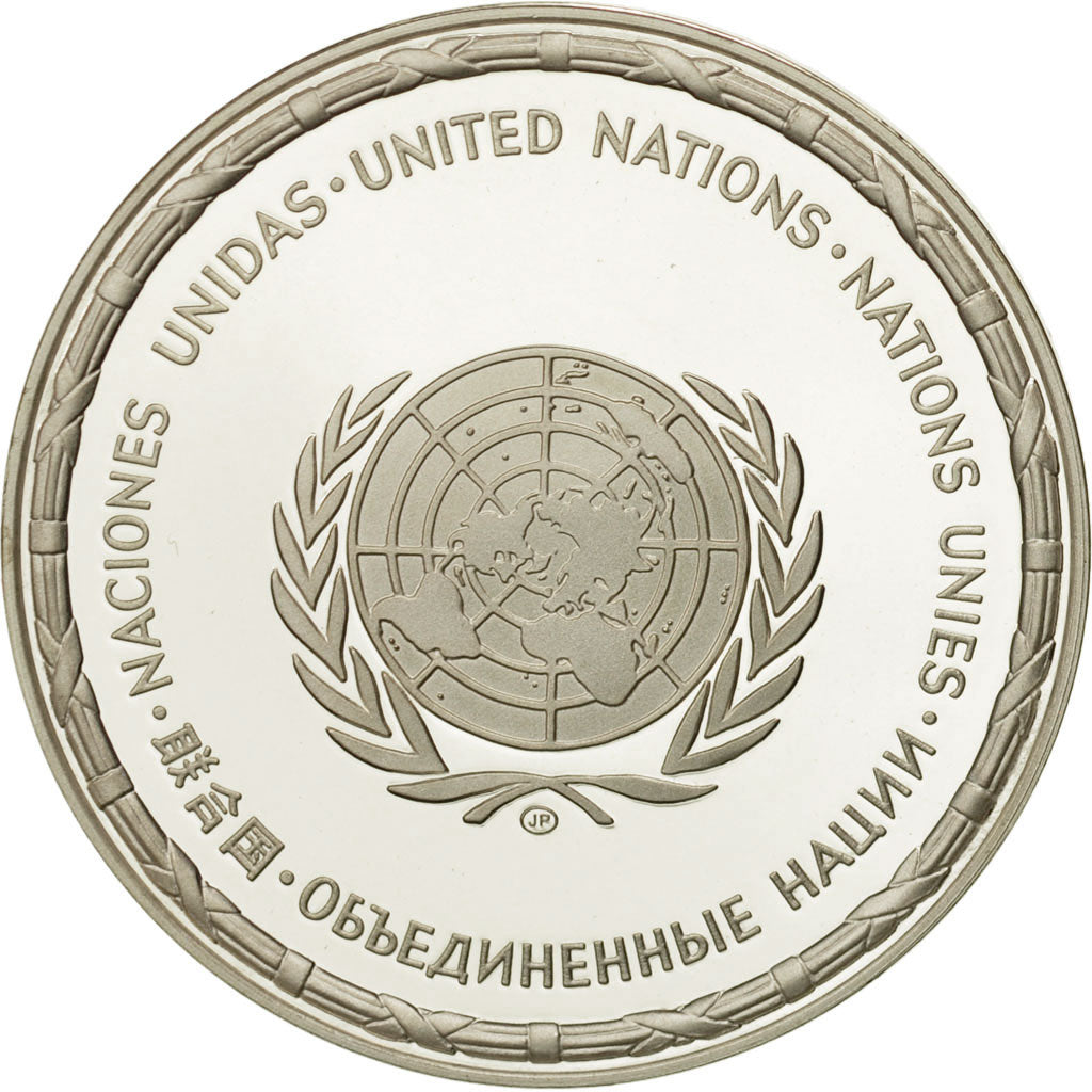 Francia, Medal, Nations du Monde, Malte, Politics, Society, War, FDC, Plata