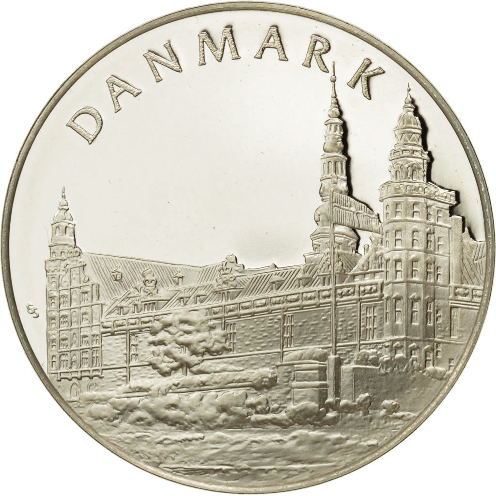 Francia, Medal, Nations du Monde, Danemark, Politics, Society, War, FDC, Plata