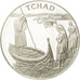 Frankreich, Medal, Nations du Monde, Tchad, Politics, Society, War, STGL, Silber