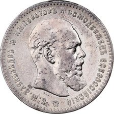 Russia, Alexander III, Rouble, 1892, Saint Petersburg, Silver, EF(40-45), KM:46
