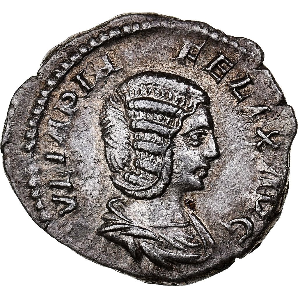 Julia Domna, Denarius, 211-217, Rome, Silver, AU(50-53), Cohen:32, RIC:373a