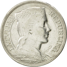 Coin, Latvia, 5 Lati, 1931, AU(50-53), Silver, KM:9